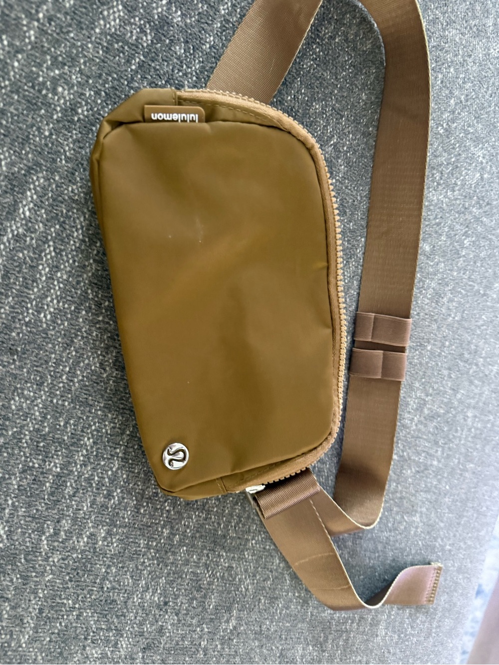 lululemon athletica Olive Green/Brown Crossbody Belt Bag